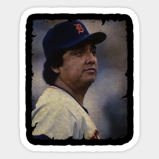 Aurelio Lopez in Detroit Tigers Sticker